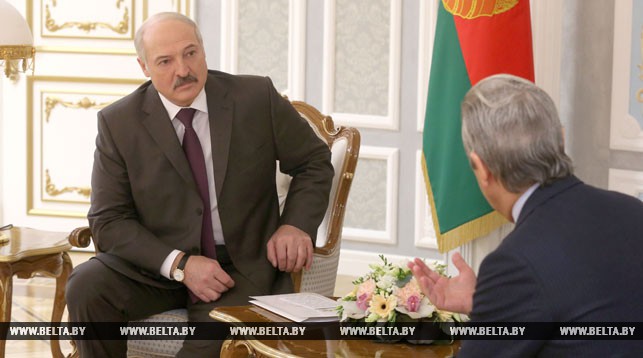 Александр Лукашенко и Андреа Ригони