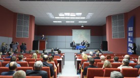 Во время торжественного заседания в честь 25-летия сотрудничества БелАЗа и Cummins