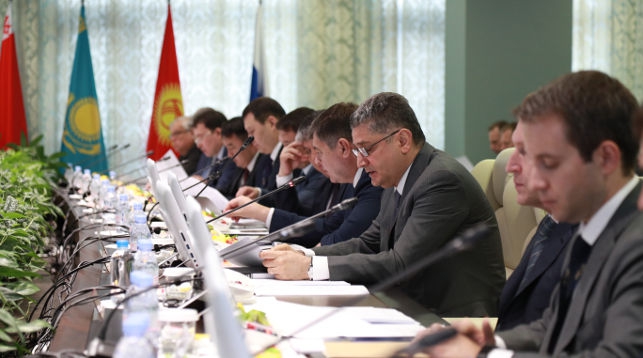 Во время заседания Совета Евразийской экономической комиссии. Фото пресс-службы ЕЭК