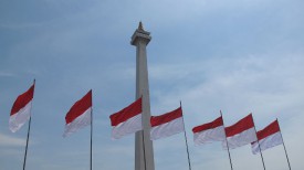 Национальный памятник Монас в Джакарте, Индонезия