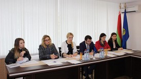 Во время встречи. Фото Министерства юстиции Беларуси