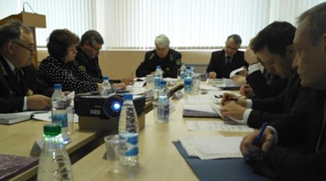 Во время выездного заседания коллегии КГК по столичному региону. Фото КГК