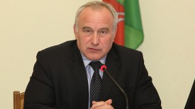 Николай Шерстнев во время пресс-конференции