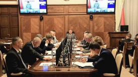 Во время заседания. Фото Совета Министров Республики Беларусь