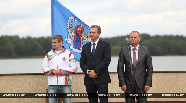 Игорь Бузовский во время церемонии открытия