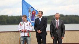 Игорь Бузовский во время церемонии открытия