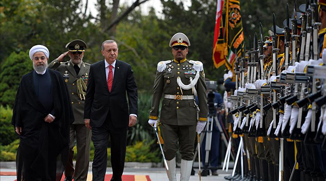Хасан Роухани и Реджеп Тайип Эрдоган. Фото Агентства Анадолу