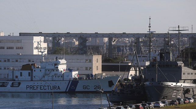 Военная база Мар-дель-Плата, куда должна была прийти подлодка "Сан-Хуан". Фото Reuters