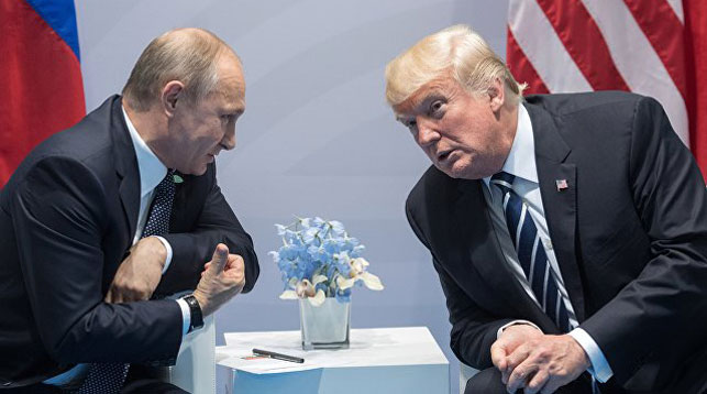 Владимир Путин и Дональд Трамп. Фото РИА Новости
