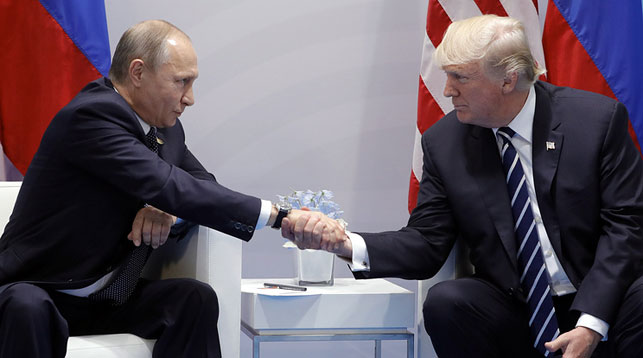 Владимир Путин и Дональд Трамп. Фото ТАСС