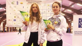 Александра Суслова и Татьяна Рогачева. Фото Белорусской федерации современного пятиборья