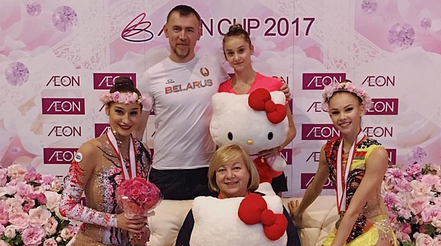 Белорусские призеры турнира AEON CUP. Фото из социаьных сетей