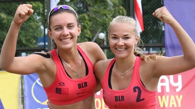 Виктория Шалаевская и Виктория Секретова. Фото из архива Белорусской федерации волейбола