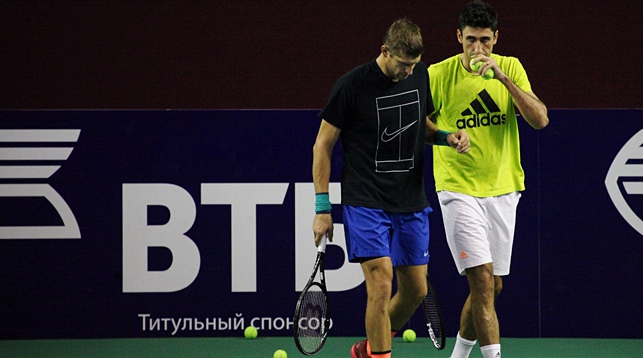 Максим Мирный и Филипп Освальд. Фото Белорусской теннисной федерации