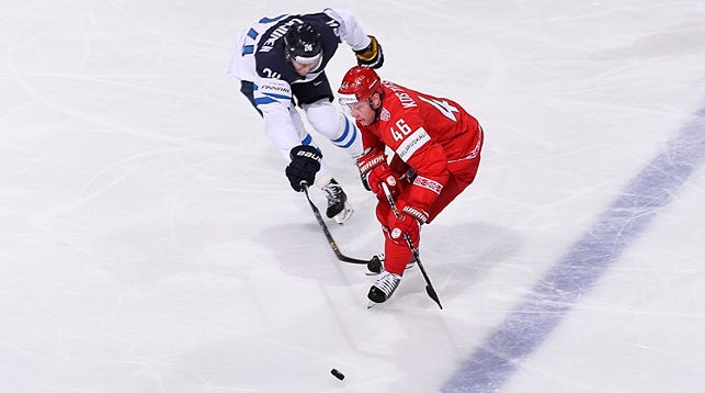 Андрей Костицын (№46). Фото IIHF