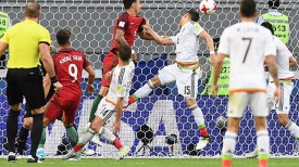 Во время матча Португалия - Мексика