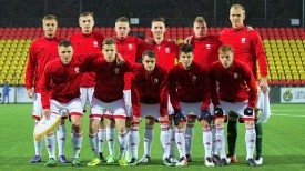 Белорусская молодежная сборная по футболу (U21). Фото АБФФ