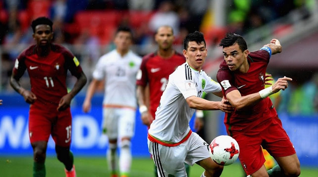 Во время матча Португалия - Мексика. Фото ФИФА