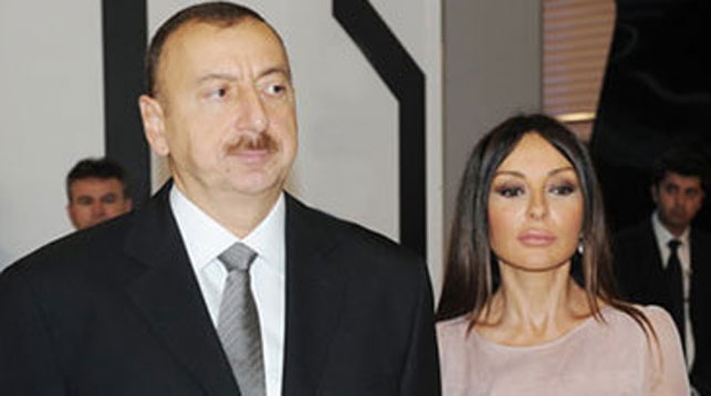 Ильхам Алиев с супругой. Фото Trend