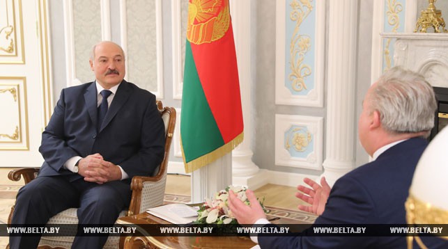 Александр Лукашенко и Кент Харстед