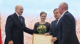 Александр Лукашенко и представители Брестской области
