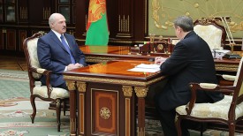 Александр Лукашенко и Михаил Русый