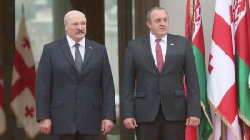 Александр Лукашенко и Гиоргий Маргвелашвили. Фото из архива