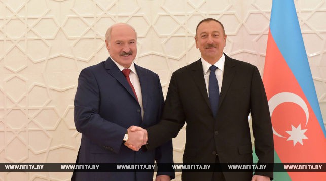 Александр Лукашенко и Ильхам Алиев. Фото из архива