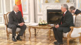 Александр Лукашенко и Мигель Диас-Канель. Фото из архива