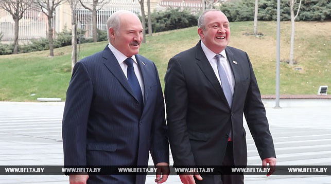 Александр Лукашенко и Гиоргий Маргвелашвили. Фото из архива