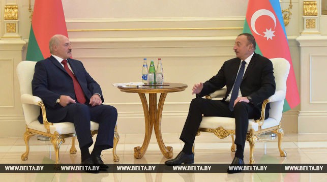 Александр Лукашенко и Ильхам Алиева. Фото из архива