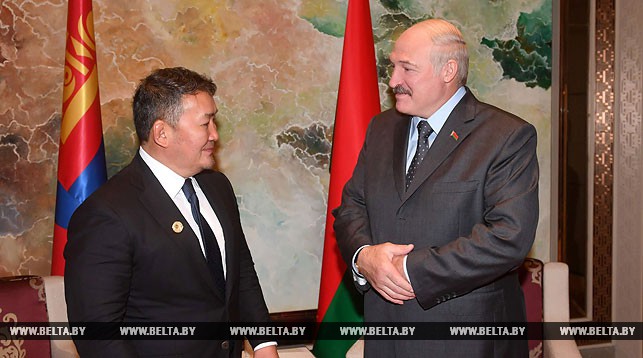 Халтмагийн Баттулга и Александр Лукашенко