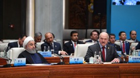 Александр Лукашенко на саммите ШОС