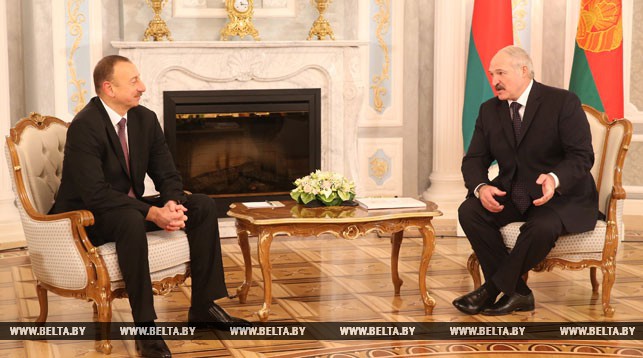Ильхам Алиев и Александр Лукашенко. Фото из архива