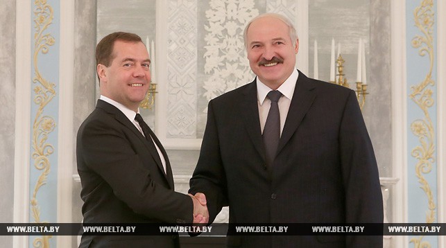 Дмитрий Медведев и Александр Лукашенко. Фото из архива