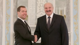Дмитрий Медведев и Александр Лукашенко. Фото из архива