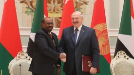 Омар Хасан Ахмед аль-Башир и Александр Лукашенко