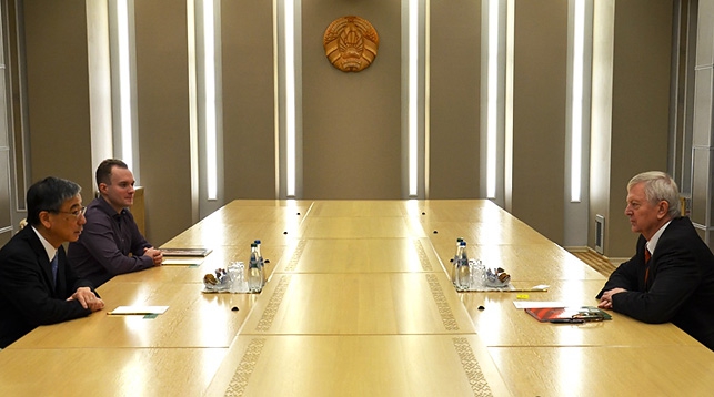 Во время встречи. Фото Совета Республики
