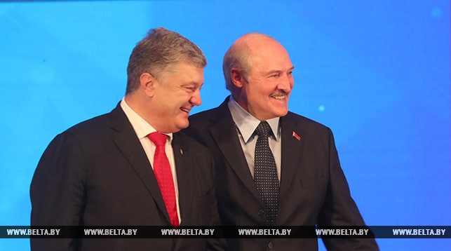 Петр Порошенко и Александр Лукашенко