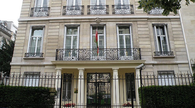Посольстве Беларуси во Франции. Фото из архива
