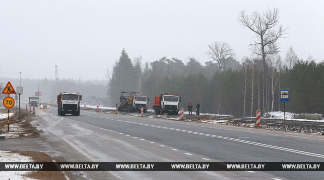 Реконструкция автомобильной дороги М6 Минск-Гродно. Фото из архива