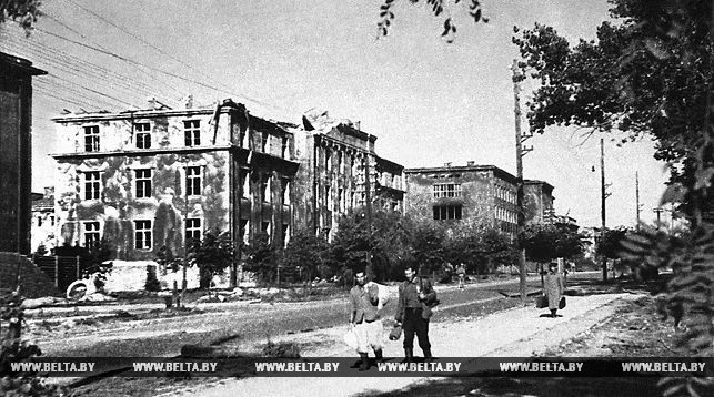 Брест. Улица Ленина в 1944 году