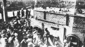 1944 год. Концлагерь &quot;Тростенец&quot; близ Минска. Печи, в которых фашисты сжигали узников.