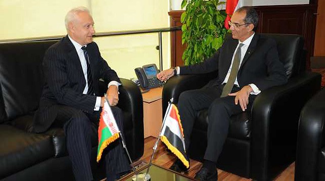 Сергей Рачков и Амру Талаат. Фото посольства Беларуси в Египте