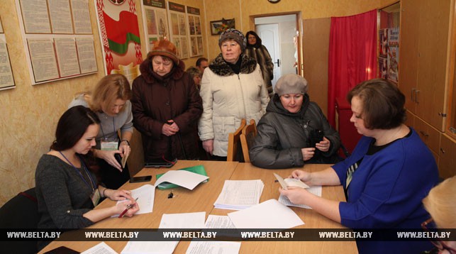 На участке для голосования №36 города Могилева