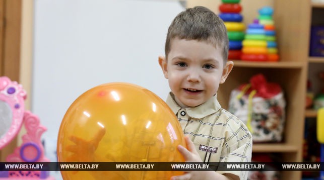 Воспитанник Витебского областного специализированного дома ребенка