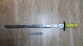 Самодельный меч. Фото УСК по Гродненской области