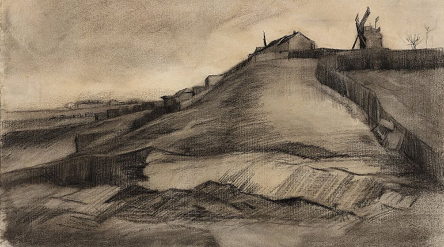 "Холм на Монмартре с каменоломней"