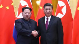 Ким Чен Ын и Си Цзиньпин. Фото Синьхуа - БЕЛТА