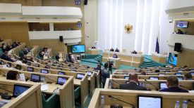 Заседание Совета Федерации РФ. Фото ТАСС